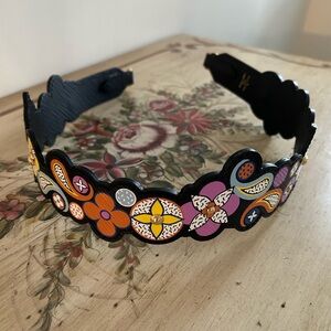 Louis Vuitton Limited Edition Epi Blooming Flowers Noir Bandouliere Strap